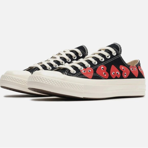 A08149C CONVERSE CHUCK TAYLOR ALL STAR 70 OX 'COMME DES GARCONS PLAY 7.5 m 9.5w - Picture 1 of 8